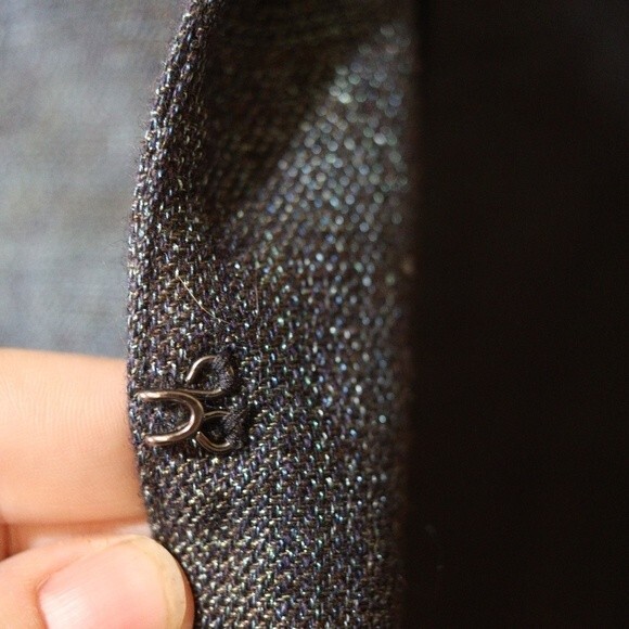 Classiques Entier Blue Wool Blend Blazer Jacket XL - Picture 7 of 16